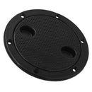 6 Inch Marine Screw Out Twist Out Deck Plate Inspection Hatch Access Black