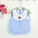 Blue Baby Waterproof Bibs Infant Burp Cloths Toddler Scarf Feeding Smo QLM