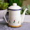 Traditional Enamel Dripless Tea Pot Hot Water Coffee Tea Pot Kettle 600ml