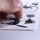 Horror Cat Waterproof Arm Temporary Tattoo Stickers Body Art Removable Tatoos LJ