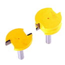 2 x Flute and Bead Canoe Joint Router Bit Set Wood Cutter for Plywood,Panels