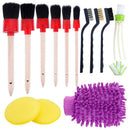 13 Pcs Auto Detailing Brush Set For Cleaning Car Motorcycle Automotive Clea B3C3