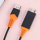 2m 4K 60Hz DP Male to HDMI 2.0 Male ABS Plug Video Audio Adapter Cable Wire