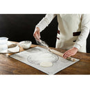 Non-Stick Baking Mats Rolling Oven Sheet Cookie With Measurements Black