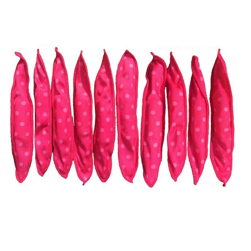 10PCS Magic Curler Hair Rollers Night Sleep wave point Foam Hair Curler Rol E8G9