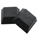 Rubber Furniture Table Leg Anti Slip Square Cushion Pad Mat 30pcs D5V5