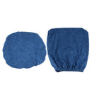 Spandex Elastic Office Chair Slip Covers Protector Rotating Chair Seats Blue