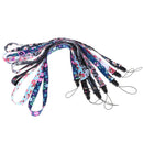Universal flower mobile phone lanyard badge holder diy hang rope phone strap Cy