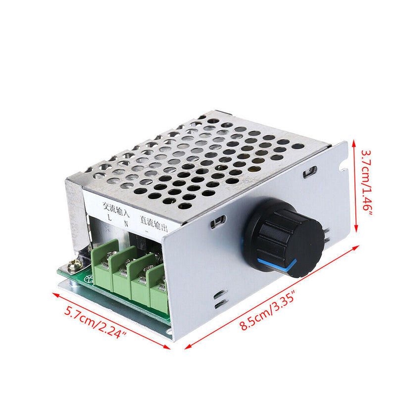 New AC Input 220V DC Output 10-210V PWM 220V DC Brush Motor Speed Controller