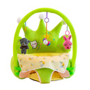 Baby Sofa Support Seat Cover Learning To Sit Chair Case No Filler (Green)
