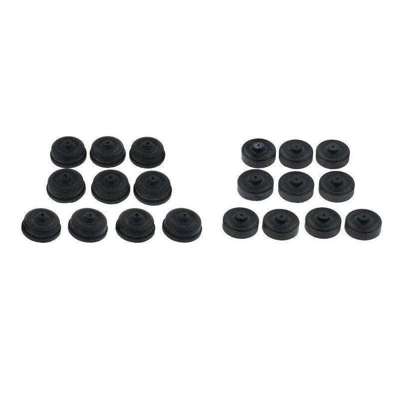 Set Of 40 Aquarium Oxygen Pump Replacement Parts Diaphragm, Black