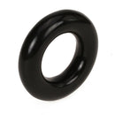 Black Rubber Weighted Golf Club Warm Up Swing Donut Ring Training Aids