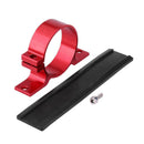 Red External Fuel Pump Filter Mounting Bracket Holder For Walbro Sytec & Bosch