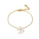 4pcs/set Retro Lily Flower Bracelet Boho Moon Women Charm Bangle Jewelry