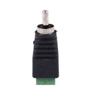 5pcs UTP Cat5 Cat6 Cable to CCTV AV Phono RCA Male Jack Plug Adapter X7A6