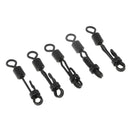 5pcs Alloy Fishing Swivels Snap Connectors 0.94'' Powerful Rolling Swivels Carp