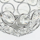 4pcs 3'' Crystal Beads Candle Holder Banquet Candlestick Table Centerpiece