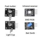 Smart Electronics 37 In 1 Sensor Modules Kit For Arduino And Mcu Education