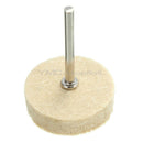 Hot 33 Pcs 30mm/24mm/12mm Soft Felt Polishing Wheel Buffer Pad for Rotary Tools