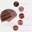 68cm Long Straight Slight Curl Hair Full Wig Synthetic Hair Heat Resistant Wig