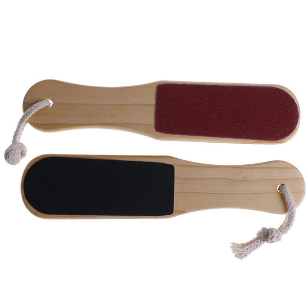 1Pc Double Side Foot Rasp File Wood Foot Callus Remover Pedicure Care Tool J Gw