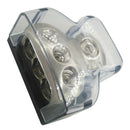 Power Distribution Block, 0 Gauge in 4 Gauge Out 3 Way Outputs Splitter for Car