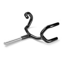 Black Stainless Steel Boompole Support Holder for C-Stands Microphone Stand