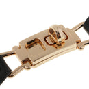 DIY Sewing Embellishment 1 Pair Black Leather Buckle with Metal Clasp Hook