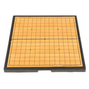 Chinese Gomoku Chess Game Set, Checkers Game Board Foldable for Travel Strategy