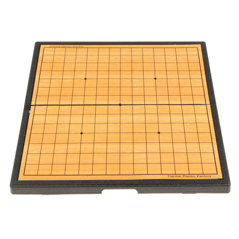 Chinese Gomoku Chess Game Set, Checkers Game Board Foldable for Travel Strategy