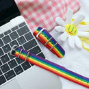 Minimalistischer Regenbogen Lesben Armband Weben Paar Freundschaftsarmband A6N5