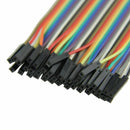 3X 40pcs 10cm Male To Female Dupont Wire Jumper for Arduino Breadboard W2E2