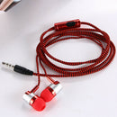 H-169 3.5mm MP3 MP4 Wiring Subwoofer Braided Cord, Universal Music Headphon B8N9
