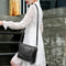 Women Sheepskin Solid Color Mini Messenger Bag Shoulder Crossbody  Handbags