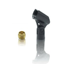 Universal Microphone Clip Holder with 5/8 Inch Male to 3/8 Inch Female Nut