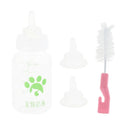 1Set Feeding Nursing Bottle + Nipple + Brush Kit for Pet Dog Puppy Cat Kitten