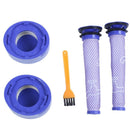 2 Pack Replacement for Dyson V8 Pre Filter + HEPA Post Filter, Compatible D Q7K6