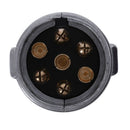 7-Pin Trailer Plug Heavy Duty Round Pin 7-Pole Wiring Connector 12V Towbar