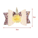 Bowknot Princess Hair Clips Glitter Hair Rainbow Flowers Bows With Clip Dan G6R7
