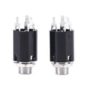 2X Guitar Endpin Jack 6.35 Input For Guitar Pickup Output Guitar Accessories â„–[