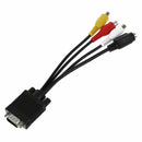 VGA adapter to TV S-Video RCA output video cable for PC C9K5
