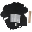 Black cards+chalk Photo Booth Props Love DIY Photography Wedding Decor PartyBX