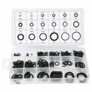 225 Rubber O Ring Washer Seals Assortment Black for Car 18 Sizes
