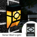 4Pcs 60mA Solar Powered LED Fence Wall Lights Outdoor Patio Shed Path Lamp