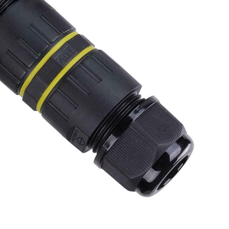 Waterproof Electrical Cable Wire 3 Pin Connector Outdoor Plug Socket 5-8.5mm
