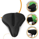 Comfort Wide Cycling Bike Bicycle Gel Cruiser Extra Saddle Cushion Pad Seat D4S4