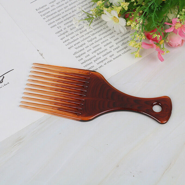 Salon Aircraft Head Shape Comb Oil Head Forks Comb Handle Comb Hair Comb Bro 3C