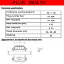 1 Pcs ABS AC300 Pressure Sensor Car 5-PIN Gas Pressure Sensor CNG Map Senso
