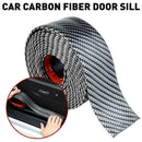 Carbon Fiber Car Door Plate Sill Scuff Cover Car Threshold Strip Decoration Z0W1
