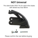 Rubber Roller Skates Brakes Pad Skating  Safety Stopper Brake Blade Accessories